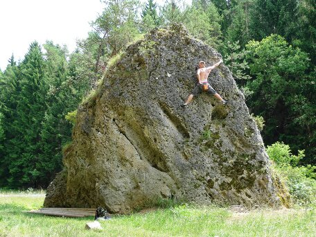 Boulder na Sněžníku